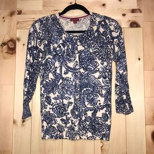 Cardigan Sweater 3/4 length sleeves Size XS